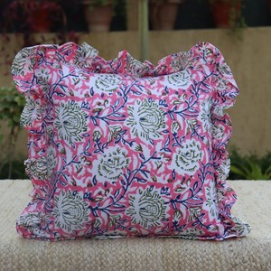 Fundas de Cojín de Algodón con Estampado a Mano, Fundas de Cojín de Algodón Indio al por Mayor, Fundas de Cojín Étnicas Exclusivas - Product Image 6