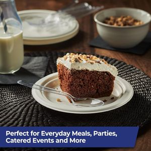 300 Cucchiai Monouso in Plastica Trasparente Resistente per Uffici, Mense, Chioschi e Ristoranti - Product Image 2