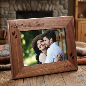 <b>Vintage</b> Style Wooden <b>Picture</b> Holder Handmade Solid Wood Photo <b>Frame</b> Decorative Wall Art <b>Frame</b> Office Living Room Display - Product Image 4