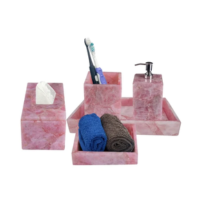 Ensemble de salle de bain en résine, décorations de salle de bain de luxe pour la maison, design très populaire, plusieurs modèles disponibles. - Product Image 4