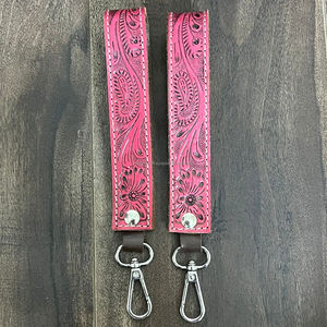 Porte-clés en cuir de vachette personnalisé OEM ODM, fait main, nouveau porte-clés en cuir de luxe, sangle de clé de voiture haut de gamme, accessoire de mode, cadeau - Product Image 4