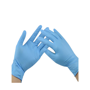 Gants de sécurité verts industriels résistants aux produits chimiques, en caoutchouc, avec paume antidérapante - Product Image 3