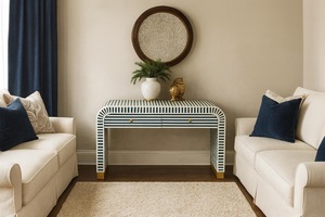 ILAHI's Bone Inlay <b>Drawer</b> Modern Design Agate Detailing <b>Storage</b> Portable Home Furniture - Product Image 4