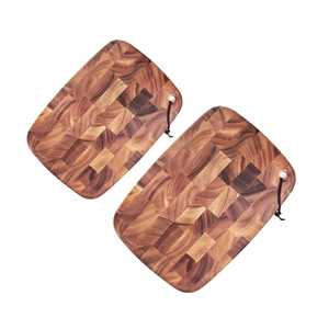 Planche à découper en bois d'acacia de haute qualité, planche à découper en forme de damier, planche de boucher pour la cuisine, planche à découper et à servir en bois à prix avantageux - Product Image 5