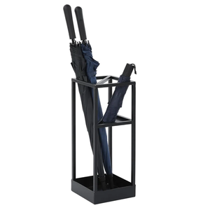 Modern <b>Metal</b> Umbrella Stand Antique Brass Finish Freestanding One-Sided Capacity Frame Structure Home Decoration Umbrella Stand - Product Image 3