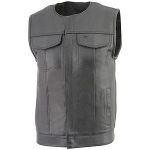 Premium Men's Leather <b>Vest</b> Wear Slim Fit Sleeveless Cowhide Leather <b>Vest</b> Fashionable Casual Outerwear Breathable High Quality - Product Image 1