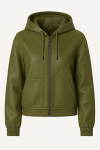 Ensemble de survêtement à capuche pour femme, manches longues, couleur unie, décontracté, respirant, coupe régulière, fermeture éclair, poches latérales, idéal pour l'automne - Product Image 6