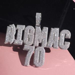 Compre en Línea en India un Collar con Nombre Personalizado Estilo Iced Out, Cadena Cubana, Joyería Hip Hop - Product Image 4