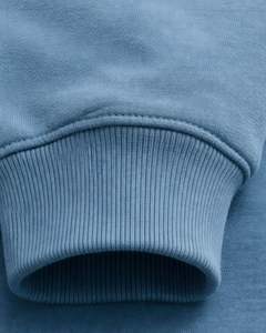 Sudadera con Capucha Azul Cielo para Hombre, con Cierre de Botones, Bolsillo Doble en el Pecho, Estilo Casual Urbano, Fabricante Personalizado - Product Image 5