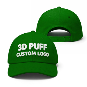 Gorras al por Mayor, Gorras Personalizadas en 3D, Ajustables, Tejido Transpirable de Secado Rápido, Gorras de Béisbol Casuales con Estampado Puff - Product Image 3