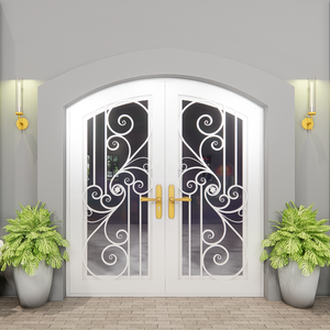Puertas de Hierro Forjado Hechas a Mano: Puertas de Seguridad de Acero de Primera Calidad para Mejoras en la Entrada del Hogar que Buscan la Máxima Resistencia y Estilo Artístico. - Product Image 4