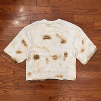 Fabricant de lavage à l'acide Logo personnalisé DTG T-shirt graphique T-shirts vintage T-shirt unisexe en coton lourd T-shirt surdimensionné pour hommes