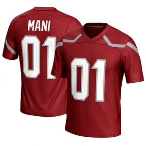 Maillots de football des États-Unis imprimés – 0 Gibbs, 97 Hutchinson, 16 Jared Goff, 14 St Brown, 20 Sanders, 58 Sewell, 5 Montgomery – Respirants pour hommes - Product Image 6