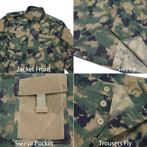 Conjunto de Ropa de Trabajo de Alta Visibilidad para Hombre, Camuflaje, Poliéster Transpirable, Certificado CE, Pantalones y Camisa Uniformes, Ropa Táctica para Exteriores - Product Image 4