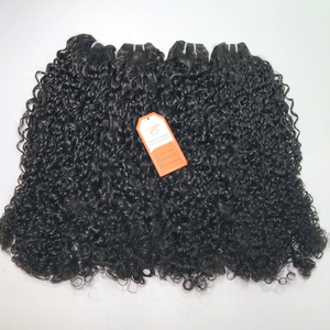 Cabello Birmano Rizado Virgen al Por Mayor, Sin Procesar, Cutícula Completa Alineada, Cabello Humano Remy Vietnamita, Trama Doble a Máquina - Product Image 4