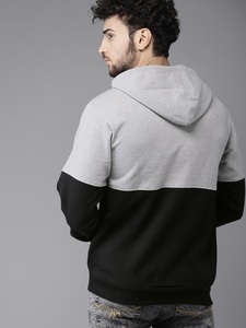 Sweat-shirt à capuche uni pour homme, coupe classique, décontracté, en coton tricoté, avec poche, vêtement d'hiver, séchage rapide, doublé, streetwear - Product Image 2