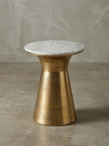 Home Poetry Modern <b>Round</b> Coffee <b>Table</b> With Hammered Finish 42 Cm Diameter Living Room Furniture Contemporary Design - Product Image 2