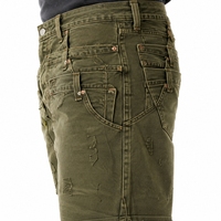 Shorts en jean vintage pour homme, ourlet brut, décontractés, respirants, prêts pour l'été, mode urbaine, coupe moderne, confort quotidien, tenue de rue, durables