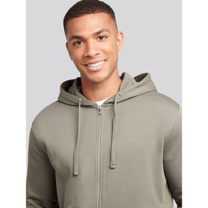 Sweat-shirt à capuche zippé pour homme, coton French Terry 460 GSM, streetwear décontracté, fabrication OEM, marque privée - Product Image 3
