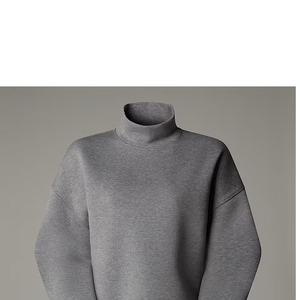 Ladies <b>Mock</b> <b>Neck</b> Pullover <b>Top</b> Casual Slim Fit Long Sleeve Basic Winter Shirt - Product Image 3