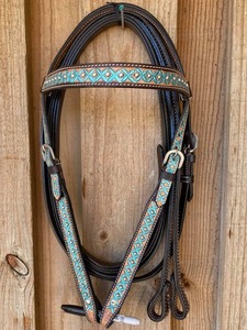 High Quality Leather Horse Bridle Riding <b>Equestrian</b> Horse Bridle Genuine Leather Horse Western Bridle - Product Image 3