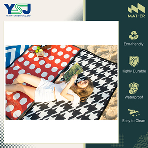 Hot Sale on Modern Design Waterproof and Easy to Clean Round Picnic/Beach Outdoor Carpets 100% Polypropylene Plastic <b>Roll</b> <b>Mat</b> - Product Image 4