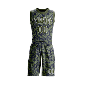 Uniformes de Baloncesto de Alta Calidad 100% Poliéster, Tallas Grandes para Adultos, Diseño Personalizado, Impresión por Sublimación Digital - Product Image 1