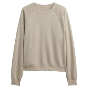 Sudadera de Cuello Alto Extra Grande para Mujer, de Primera Calidad, Sólida, Ecológica, Cómoda, Holgada, de Tela de Rizo - Product Image 1