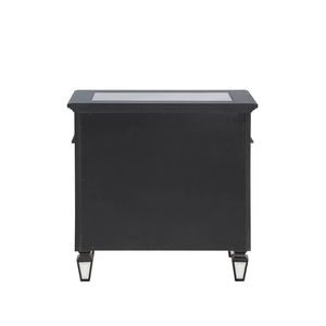 Comodino Varian II con finitura nera argento a specchio - Product Image 2