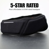 Bandeau de protection pour la tête LOOP pour football américain, respirant, pour football, boxe, rugby, en matériau EVA, réglable, noir