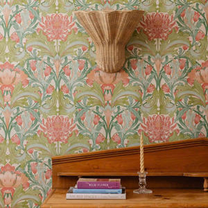 Cesta de Pared de Ratán Tejida a Mano en Forma de Cono Alto, Cesta Colgante Decorativa Rústica Moderna, Decoración de Pared Interior Hecha a Mano con Fibra Natural - Product Image 3