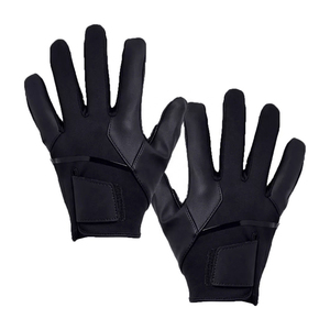 Gant de golf en cuir PU blanc avec imprimé chariot de golf et club, main droite, antidérapant, fermeture auto-agrippante, gant de sport unisexe - Product Image 5