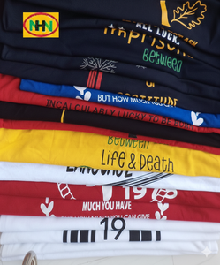 T-shirt en coton imprimé pour homme, stock de vêtements excédentaires, surplus de marques originales du Bangladesh, expédition annulée, qualité supérieure - Product Image 2