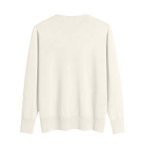 Suéter de lana/acrílico para mujer, estilo cruzado, cuello en V, manga larga, con encaje y lazo de satén, cierre con lazo, dobladillo tipo tulipán, informal, antiarrugas, para invierno - Product Image 6