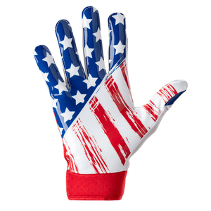 Wholesale American Football Gloves - Comfortable Fabric, Outdoor Training & <b>Game</b> Ready, Unisex-Adults - Product Image 2