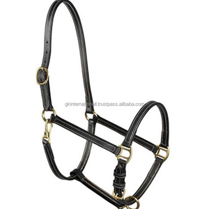 Design personnalisé de qualité supérieure Double couture et rembourrage Licou en cuir anglais en épi complet sur les tailles - Product Image 6