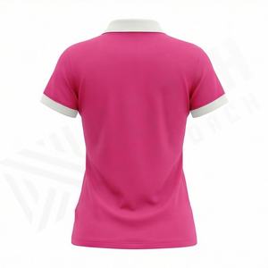 Camisetas de Mujer de Alta Calidad, Hechas en Fábrica, Color Personalizado, Polo de Mujer con el Último Diseño, Estilo Polo para Mujer - Product Image 2