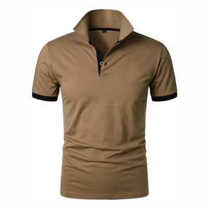 Camisas Polo Casuales de Manga Corta con Diseño de Botones para Hombre de Negocios, Estilo Nuevo para Verano, para Exteriores, Buena Venta - Product Image 1