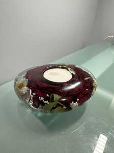 Portavelas Hecho a Mano con una Mezcla de Cristal y Resina, Diseño Moderno y Estilo de Lujo para Decoración del Hogar y la Sala de Estar - Product Image 2