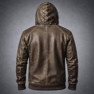 Custom Men's 100% Polyester Oversized Windproof Hooded <b>Jacket</b> Casual Fashion Hoodie Streetwear OEM Factory Direct Wholesale - Product Image 2