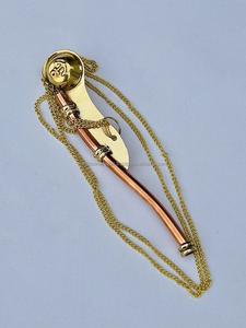 Sifflet Nautique en Laiton pour Bâtillonner, Porte-clés avec Chaîne, Signal Maritime Vintage, Fait Main en Métal, Thème Marine, Noël Outre-mer - Product Image 2