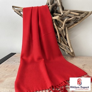 Breathable <b>Scarf</b> Woven Textile Factory Cotton Viscose Polyester Blend Lightweight Solid Color Fabric Wholesale B2B - Product Image 2