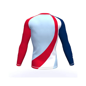 Men's Long Sleeve Breathable Polyester/Nylon Rash Guard Surf Shirt BJJ Compression UPF50+ Quick Dry Eco-Friendly Anti-Bacterial - Product Image 3