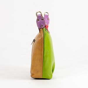 Nouvel arrivage de sac à main vintage en cuir véritable à imprimé animal multicolore pour femmes bandoulière étanche unique à la mode - Product Image 3