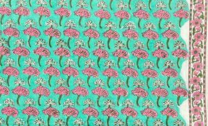 Dernière collection de tissus imprimés à la main à motifs floraux, de haute qualité, pour les fournisseurs en gros, tissu léger en coton d'été, imprimé sur mesure - Product Image 3