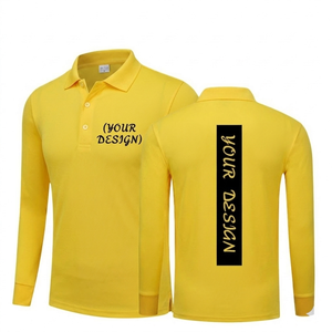 เสื้อเชิ้ตแขนยาวผู้ชาย DROGEN EXPORT ระบายอากาศได้ดี เหมาะสำหรับกอล์ฟและทำงาน ผ้าฝ้าย 100% สีพื้น ไซส์ใหญ่ ปัก/พิมพ์ลาย - Product Image 1