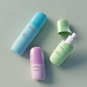 Botella de Plástico PET de Lujo con Fondo Redondo Naranja de 30ml/50ml/80ml, con Pulverizador, para Fragancias, Tónico en Aerosol Fino - Product Image 5