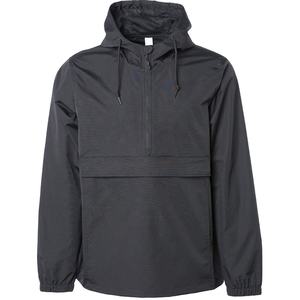 Veste matelassée en toile à capuche unisexe personnalisée de haute qualité avec demi-fermeture éclair et poche avant Hiver 2026 - Product Image 2