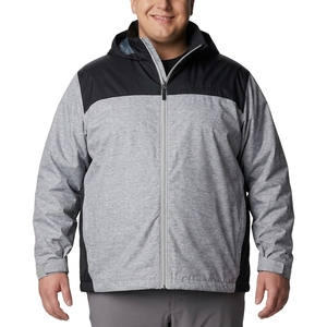 Customized Men's and Women's Fashionable <b>Jackets</b> Windproof <b>Waterproof</b> Coats with Drawstring Spring Autumn Casual Zipper Design - Product Image 6