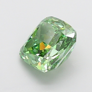 Diamant de laboratoire cultivé certifié IGI de 4,06 ct, taille coussin modifiée, vert vif fantaisie, clarté VS2, polissage excellent, pierre précieuse de luxe - Product Image 5